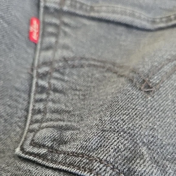 Levi's Washed Black Wedgie Skinny Jeans 25 - Picture 5 of 5